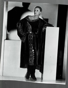 SUPER RARE!! 8X10 1930s ORIG MAGAZINE PHOTO GRETA GARBO-ON BOTH SIDES!!