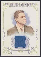 2015 TOPPS ALLEN & GINTER USED RELIC MEMORABILIA JONAH KERI SPORTS WRITER