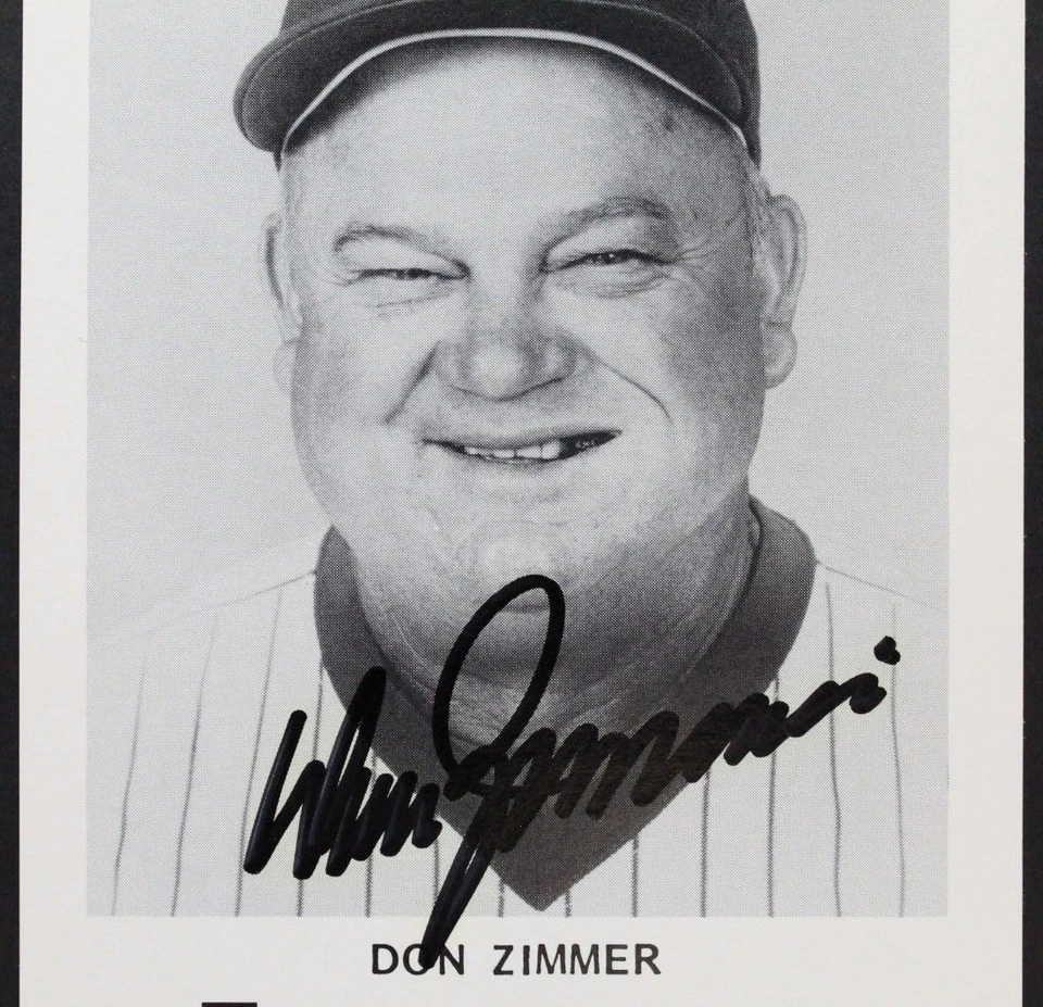 Don Zimmer Cubs Manager (d.14) Chicago's #1 Team 3x5 Autographed Signed Card JSA - Image 4 of 4