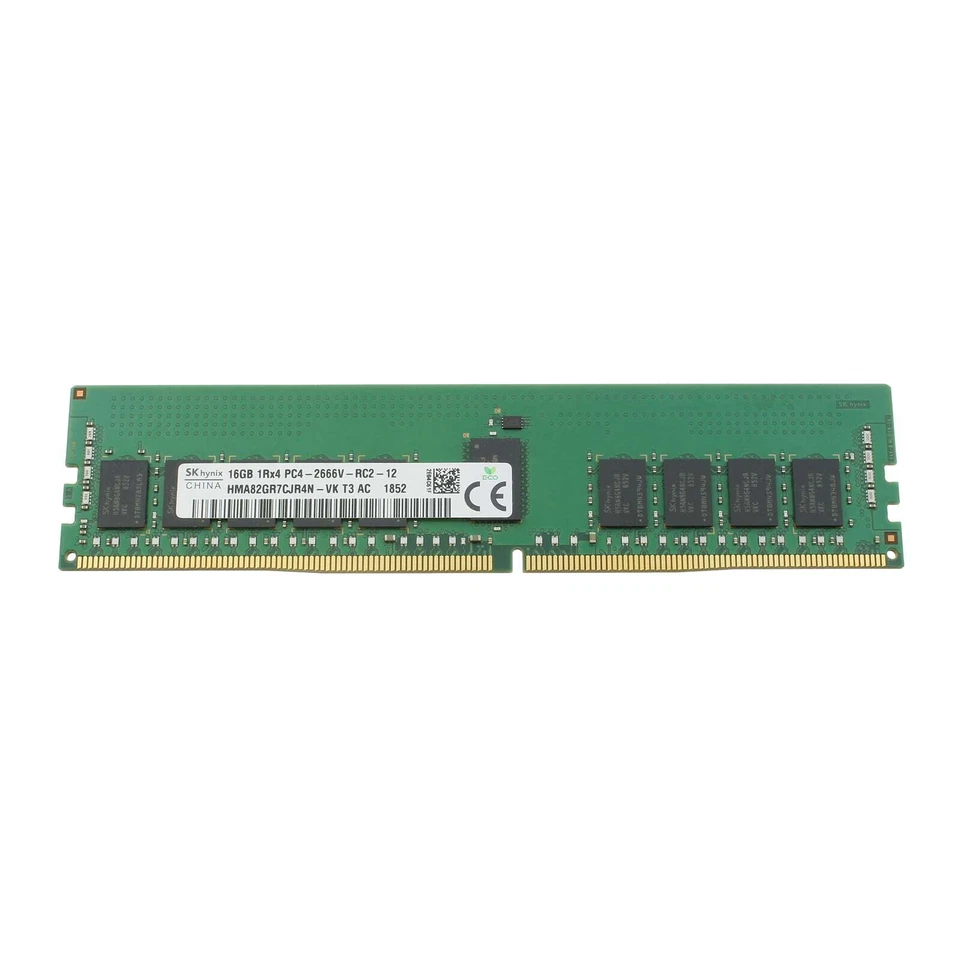 HP DDR4-RAM 16GB PC4-2666V ECC RDIMM 1R - 864707-591 1XD85AA HMA82GR7CJR4N-VK - Bild 4 von 4