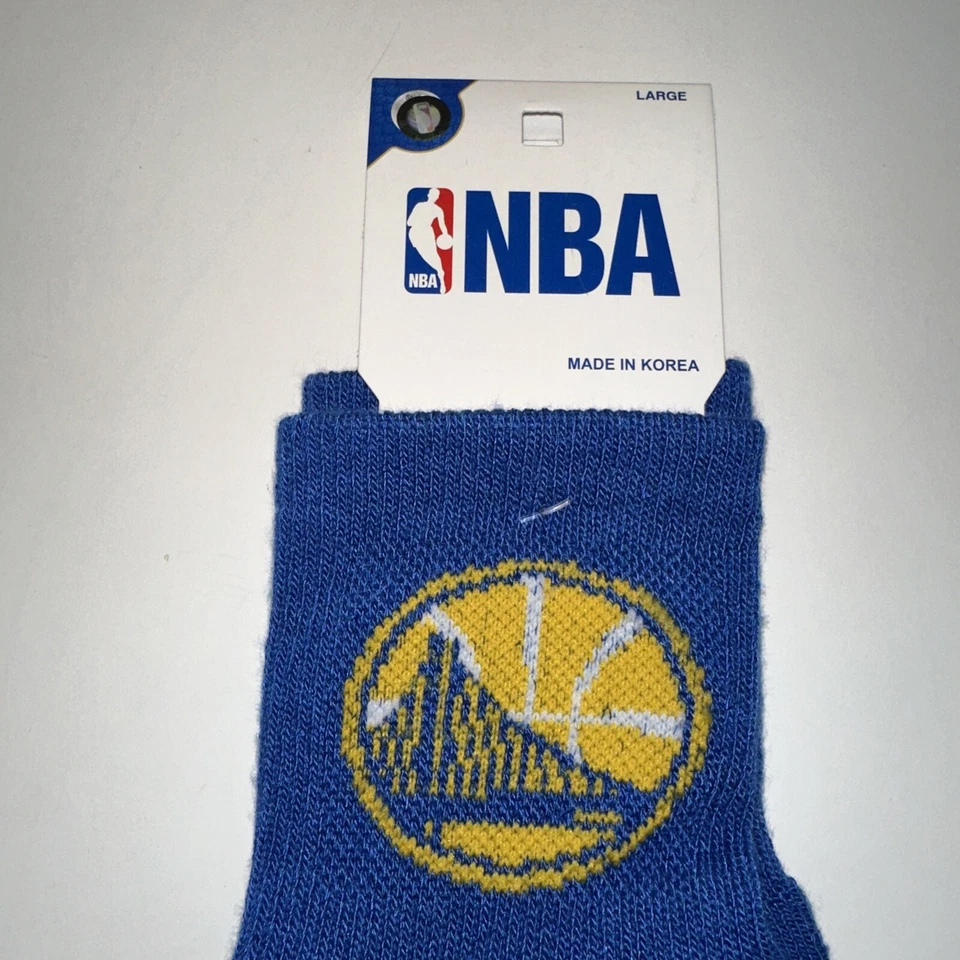 NBA Golden State Warriors Calcetines 501 Cuartos de Largo Talla Grande Hombres 10-13 Zapato Nuevo Foto 2 de 3