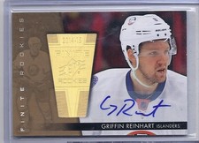 14-15 2014-15 SPX GRIFFIN REINHART ROOKIES AUTOGRAPH /125 11 NEW YORK ISLANDERS
