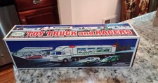 Vintage 1997 Hess Toy Truck  and Racers New In Box with Inserts never played