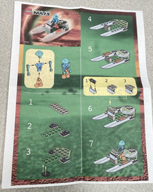 LEGO Life on Mars Lot of 3 7302 7303 7308 Robot, Scooter, Hover Complete - Read