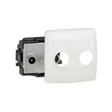 Legrand 086145 - Stecker Tv-Fm Zusammensetzbaren Projektion Vorrichtung - Weiß