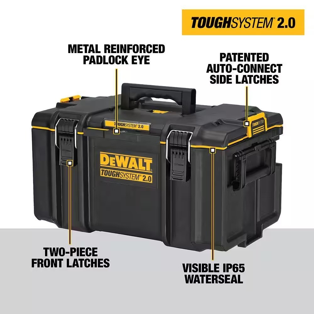 DEWALT DWST08300 TOUGHSYSTEM 2.0 22 in. W Modular Tool Box
