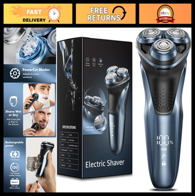 5D Floating Head Electric Razor for Men, Waterproof Wet/Dry Shaver, USB-C Rechar