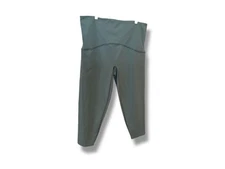Spanx Leggings Womens 3 XL Green Sara Blakely Leggings High Waisted Stretch