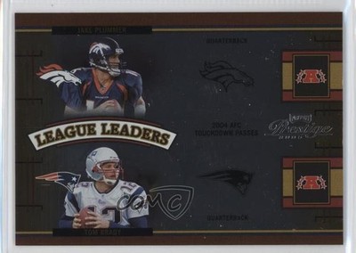 2005 Playoff Prestige League Leaders Foil Tom Brady Jake Plummer Delhomme 0kb0