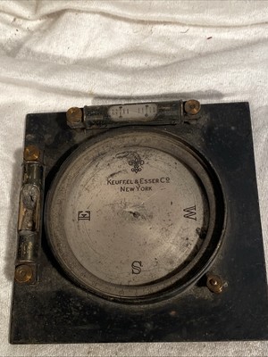Keuffel & Esser Transit Compass Parts Repair Decor Broken Bubble