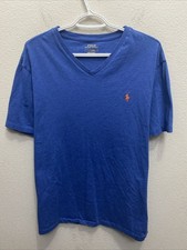 NEW Polo Ralph Lauren Men's XL Royal Blue V-Neck Short Sleeve T-Shirt NWT