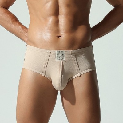 Tauwell Men's Comfortable Briefs Breathable Slim-Fit Cotton Underwear