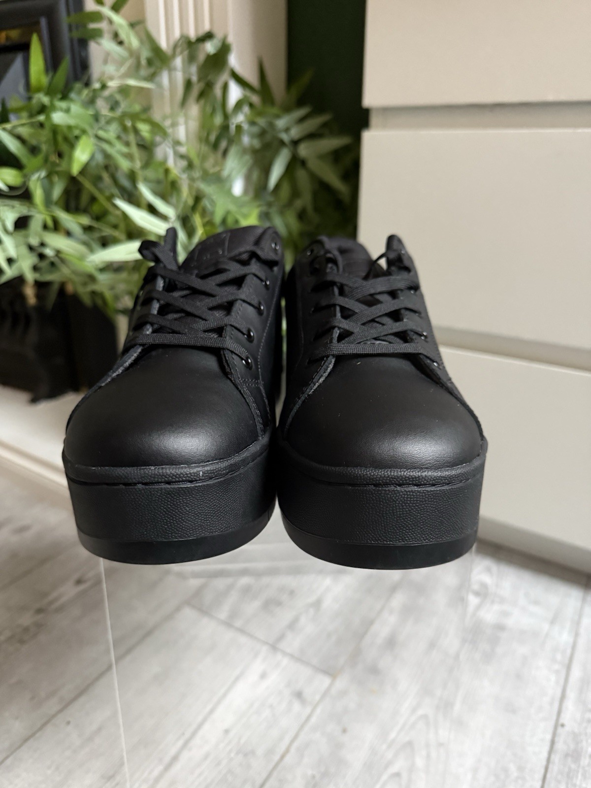 Tommy Jeans Essential Icon Platform Trainers Black UK 7 EU 41 NEW image 7