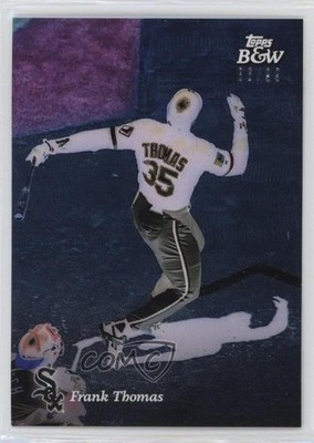 2023 Topps Black & White Color Photo Negative 86/99 Frank Thomas #70 HOF 9v7