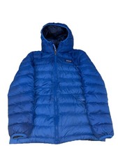 Patagonia Hoodie Reversible Kids Jacket Blue Color Read Description