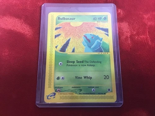 BULBASAUR 95/165 Expedition NON-HOLO E-Series / E-Reader Pokemon TCG card NM