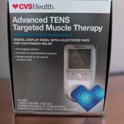 CVS Health Advanced TENS Targeted Muscle Therapy BRAND NEW 