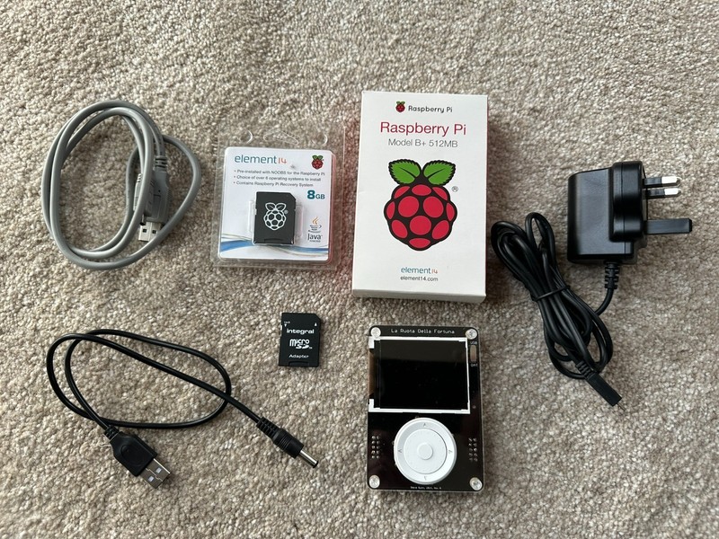 Raspberry Pi Model B+ 512MB UK PSU 8GB SD Card HDMI Project Kit FREE UK POSTAGE