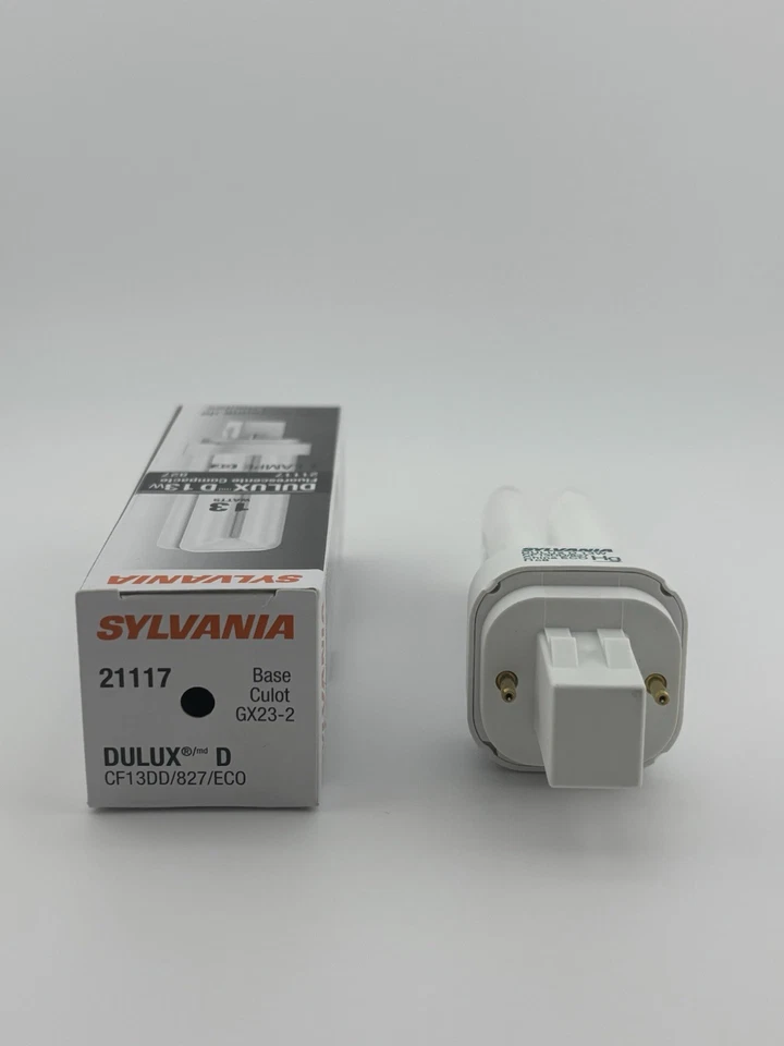 ⚡️5 Pack⚡️ SYLVANIA DULUX Compact Fluorescent Lamp 13W 21117 827 CF13DD/827/ECO - Image 3 of 4
