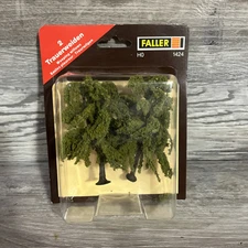 FALLER HO 1424 2 Piece Weeping Willows Approx. 3 7/8” New