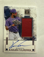 2025 Panini Impeccable - Elégance Jersey Auto Kaelen Culpepper /99 (AU, MEM, RC)