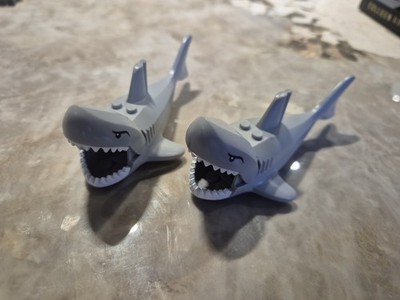 2 LEGO Tiere - große weiße Hai Minifigur - 60266 Sammlerstück Kiefer 