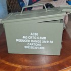 AC86 Metal Ammunition Can 460 CRTG 6.8MM Green Matte Hinged Lid Latch — photo 5