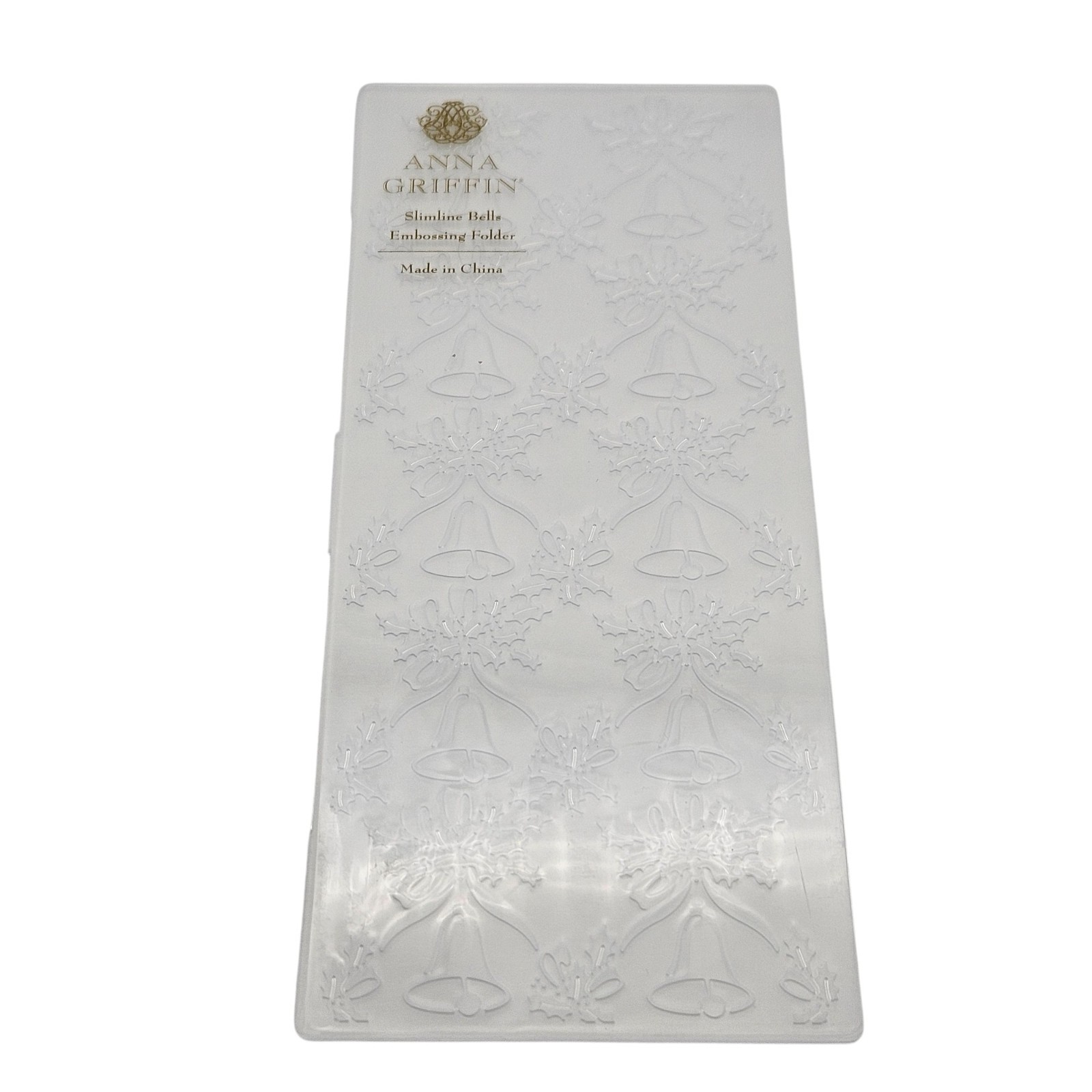 Anna Griffin Slimline Christmas Embossing Folders Lot of 4