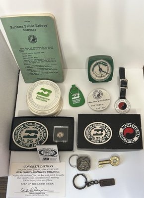 #ad #ad Vintage Burlington Northern Railroad and Northern Pacific Railway memorabilia. $30.00