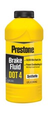 DOT 4 Brake Fluid Synthetic - For Cars, Trucks, 50K Mile, 12 oz, Pack of 6