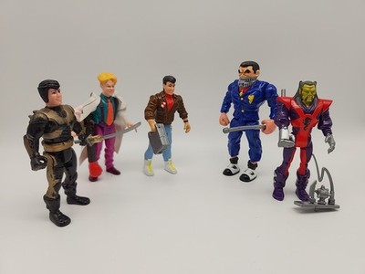 Actionfiguren James Bond Jr. Kleines Set 5 Figuren Jaws, IQ, Ninja, Dr. No 1991