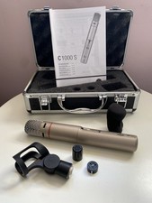 AKG C1000S Condenser Microphone - small condenser with case and accessories