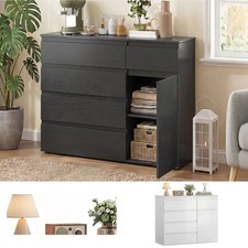 Modern Sideboard, Sideboard Storage Cabinet with 5 Drawers