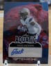 GILES JACKSON 2025 LEAF OPTICHROME AUTO RC❗️AQUATIC 1/1💥UM▶️WASH ▶️CFL WR🏈