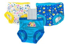 Pinkfong Baby Shark 3-Pack Training Pants With Potty Chart & Stickers 2T