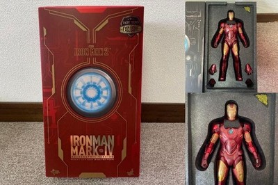 Hot Toys 1/6 Scale Iron Man 2 Mark IV MK4 Exclusive Holographic Ver MMS568 Ge...
