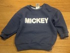 Disney Blue Pullover Sweater Mickey Mouse Baby  Boy & Toddler Knit 12M — photo 1