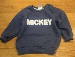 Disney Blue Pullover Sweater Mickey Mouse Baby  Boy & Toddler Knit 12M