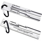 2Pcs 4/09 Shingle GaugeMeasuring Tool for Roof ShingleRoof Pitch Gauge Carabiner