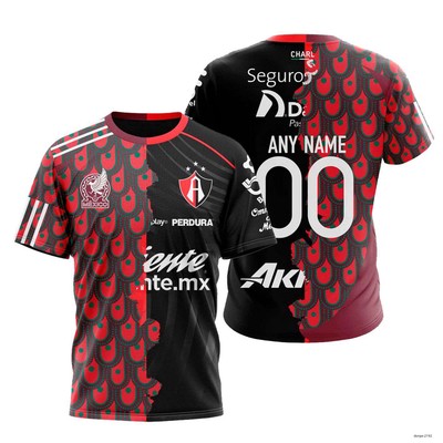 Personalized LIGA MX Atlas F.C Special Home Mix Mexico Shirt 3D Feather Pattern