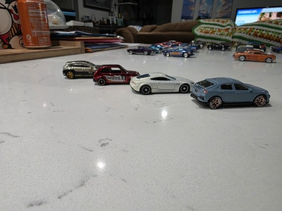 #ad Hot Wheels 4x Tuner Lot Suburu WRX 17 Civic Aston Martin 73 Civic $19.99