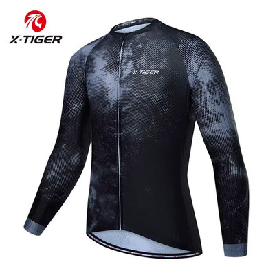 Hochwertiges Radtrikot Langarm atmungsaktiv Aero Shirt reflektierende Tasche
