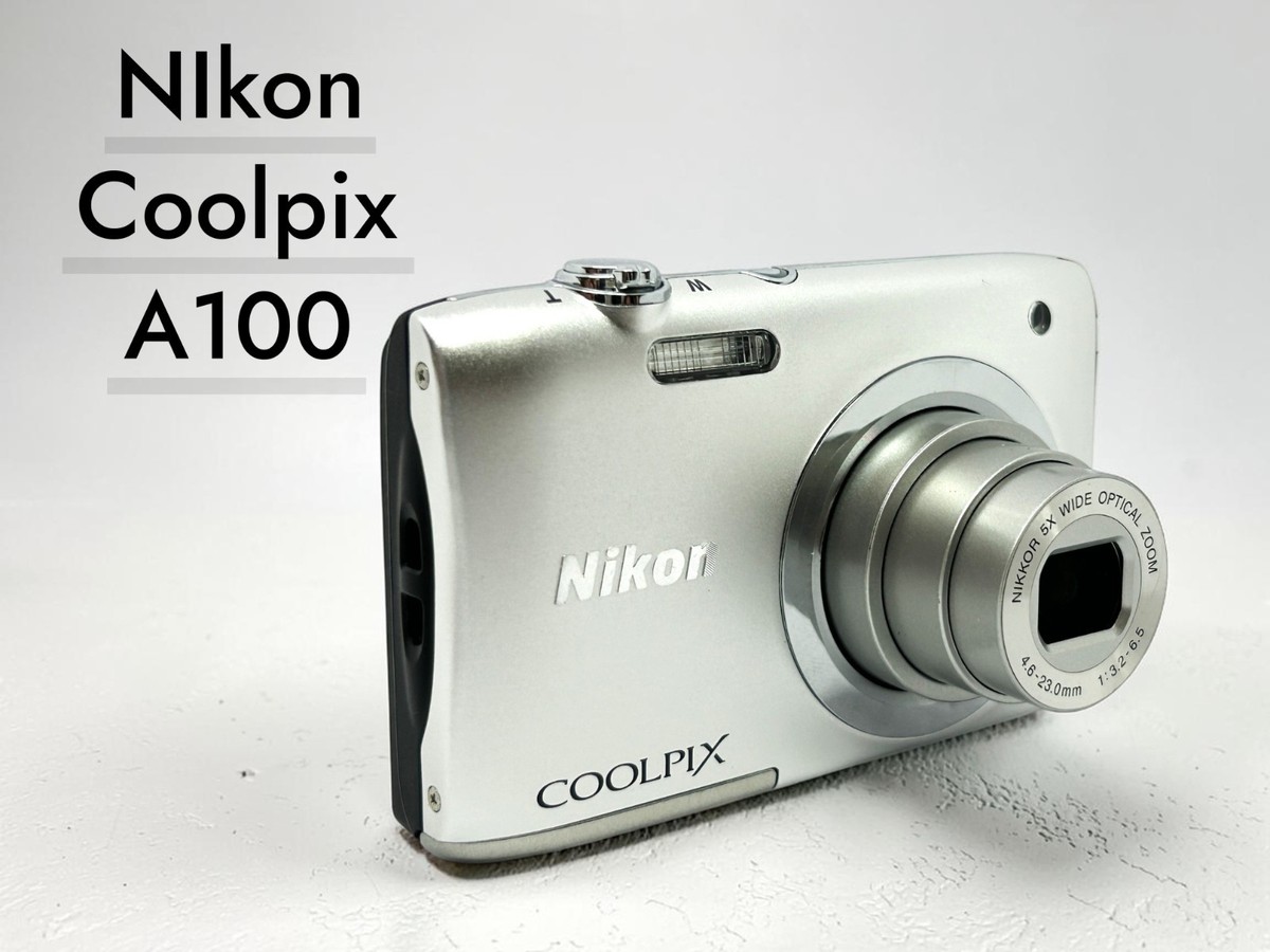 Nikon Coolpix A100 Compact Digital Camera silver [Excellent+5