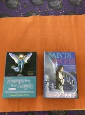 2 Doreen Virtue Oracle Card Decks Messages From Your Angels & Saints and Angels