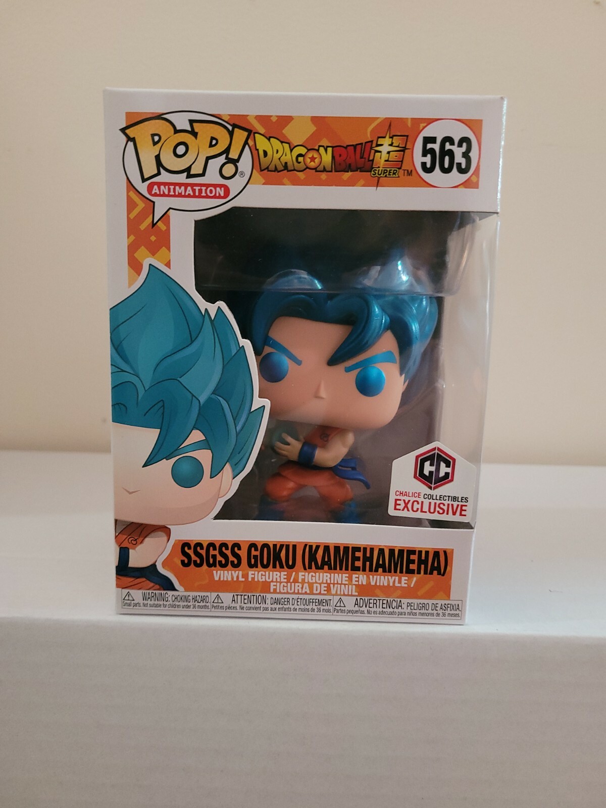 Funko Pop Dragon Ball Super Ssgss Goku (Kamehameha) Exclusive Vinyl Figure