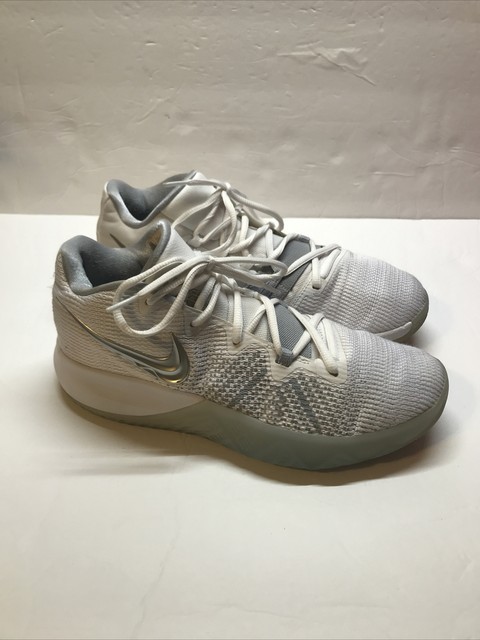 kyrie flytrap white metallic silver