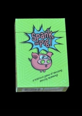 Spank the Pig! - Hilarious & Fun Family Card Game for Kids, Teens & Adults, Funn