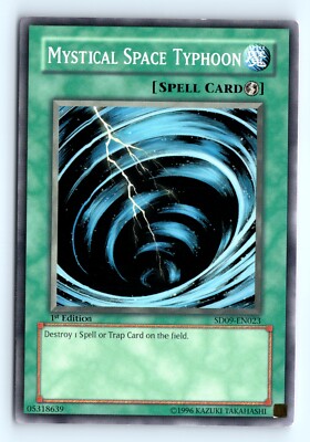 Yu-Gi-Uh Mystical Space Typhoon #SD09-EN023 Dinosaur's Rage tcg LP