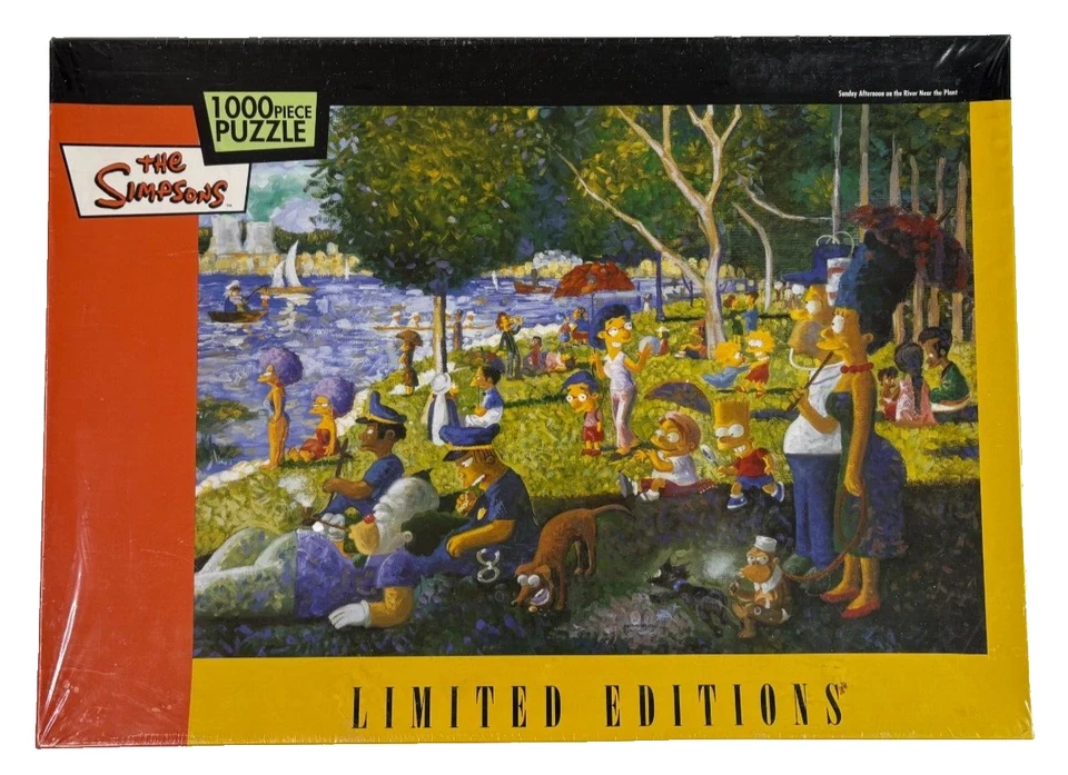 The Simpsons Limited Editions Sunday Afternoon 1,000 Pc Puzzle New Sealed - Image 2 of 4