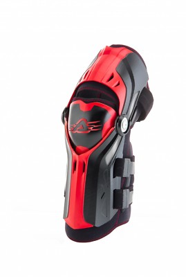 Acerbis Gorilla Level 2 Approved Enduro Motocross Knee Pads Black/Red